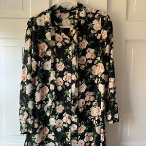 Long Sleeved Floral Dress